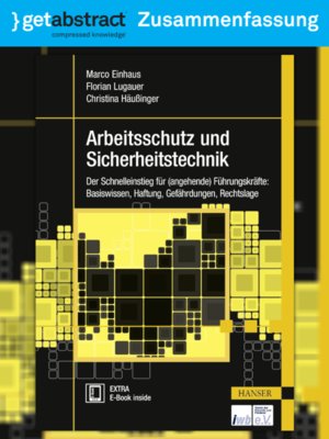cover image of Arbeitsschutz und Sicherheitstechnik (Zusammenfassung)